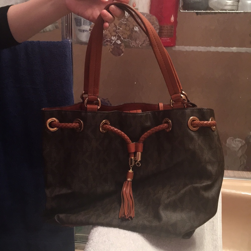 MK Marina Monogram Satchel